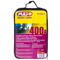 Провода пусковые PULSO 400А (до -45С) 3,0м в чехле