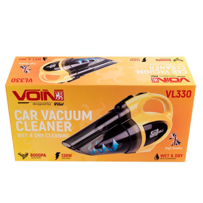 Пилосос VOIN VL-330 138W/вологе та сухе чищення/ сумка Пилосос VOIN VL-330 138W/вологе та сухе чищення/ сумка