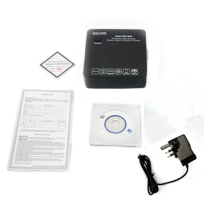 Сетевой мини - видеорегистратор ESCAM MINI NVR K108