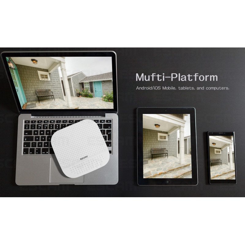 Мережевий відеореєстратор NVR ESCAM PVR204