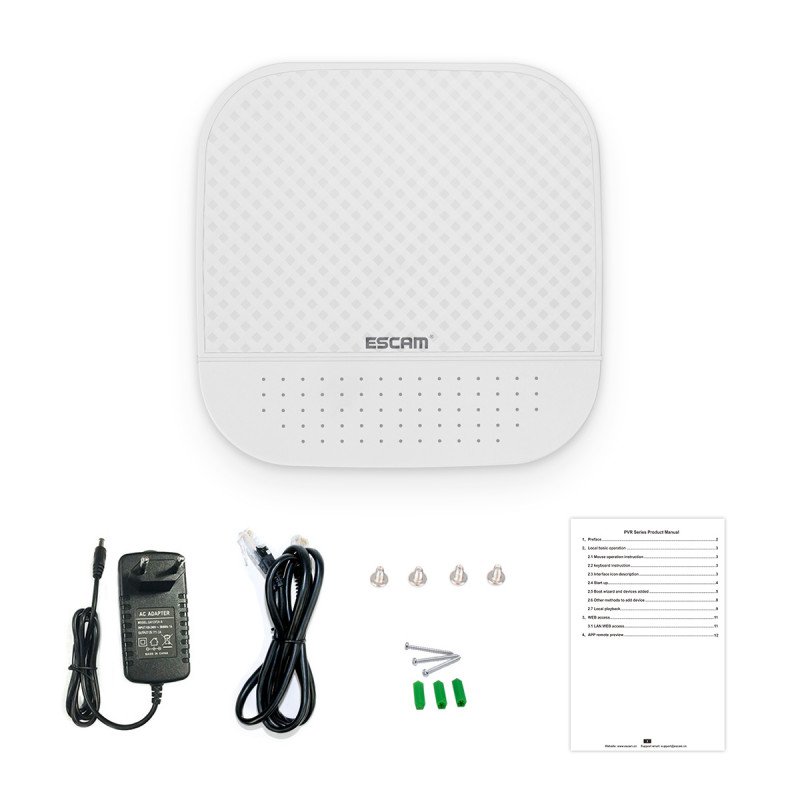 Сетевой видеорегистратор NVR ESCAM PVR208
