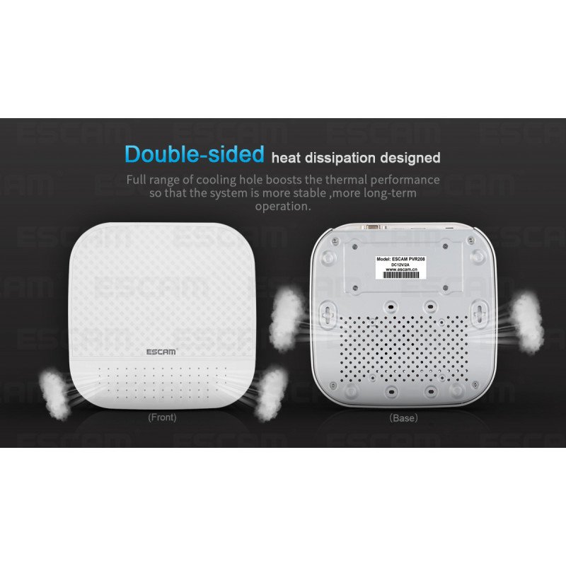 Сетевой видеорегистратор NVR ESCAM PVR208