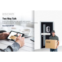 WiFi HD Doorbell дверний дзвінок ESCAM QF220