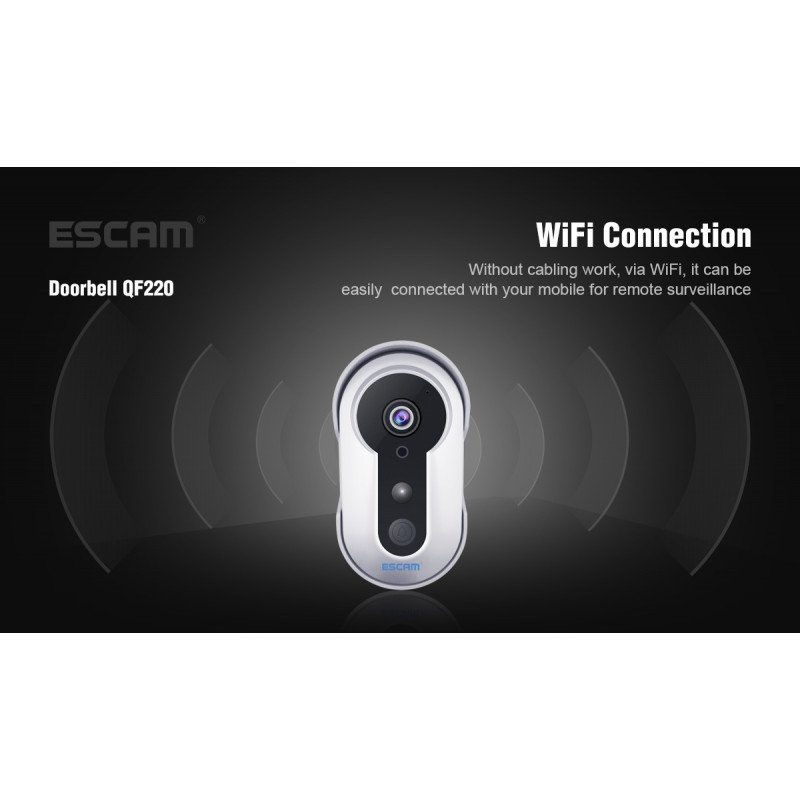 WiFi HD Doorbell дверний дзвінок ESCAM QF220