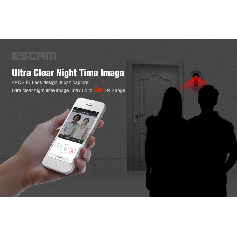 WiFi HD Doorbell дверний дзвінок ESCAM QF220