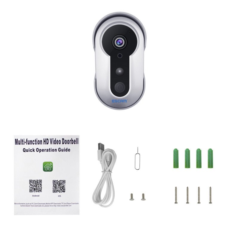 WiFi HD Doorbell дверний дзвінок ESCAM QF220