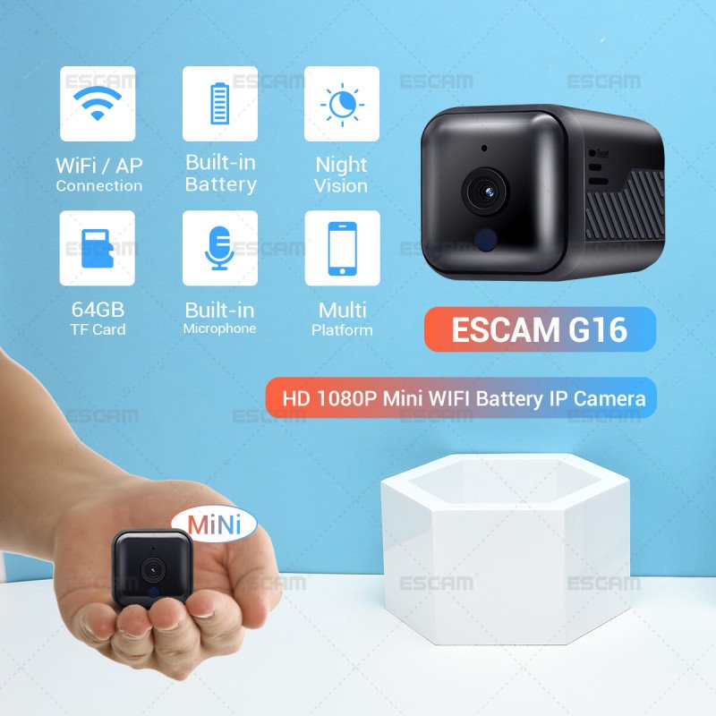 WiFi IP камера Escam G16 mini