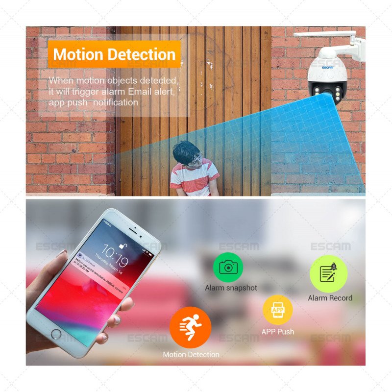 WiFi IP камера ESCAM Q1068