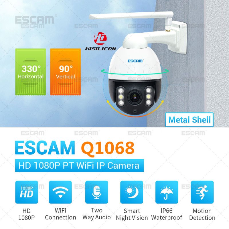 WiFi IP камера ESCAM Q1068