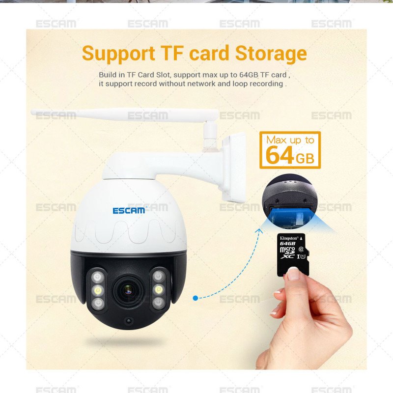 WiFi IP камера ESCAM Q1068 4xZoom