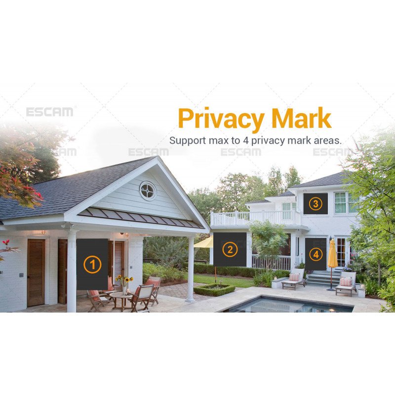 WiFi IP камера ESCAM Q1068 4xZoom