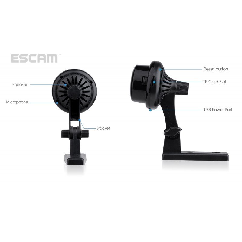 WiFi IP камера ESCAM Q6 Button WiFi IP камера ESCAM Q6 Button