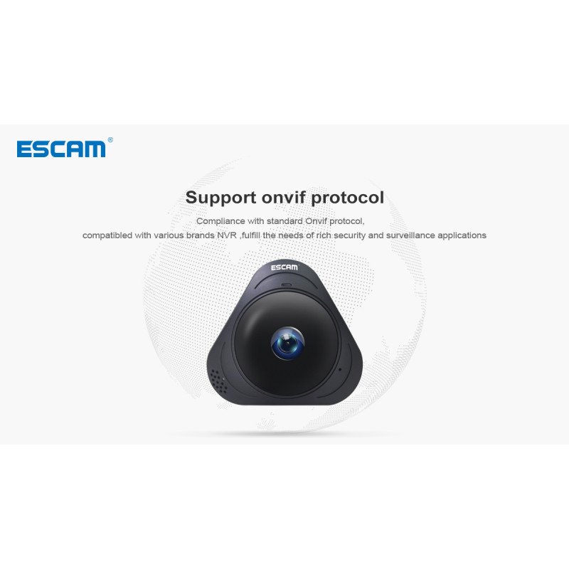 WiFi IP камера ESCAM Q8 B Fish eye WiFi IP камера ESCAM Q8 B Fish eye