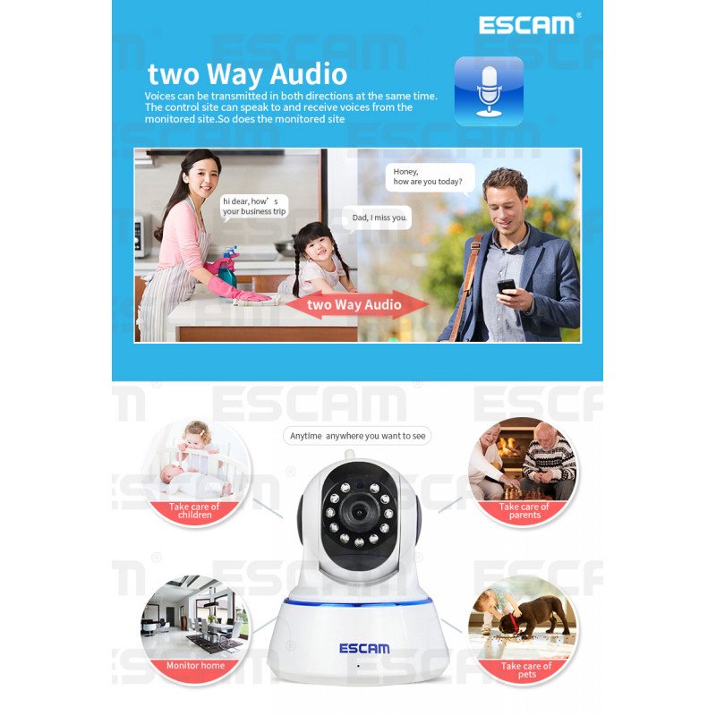 WiFi IP камера ESCAM QF002