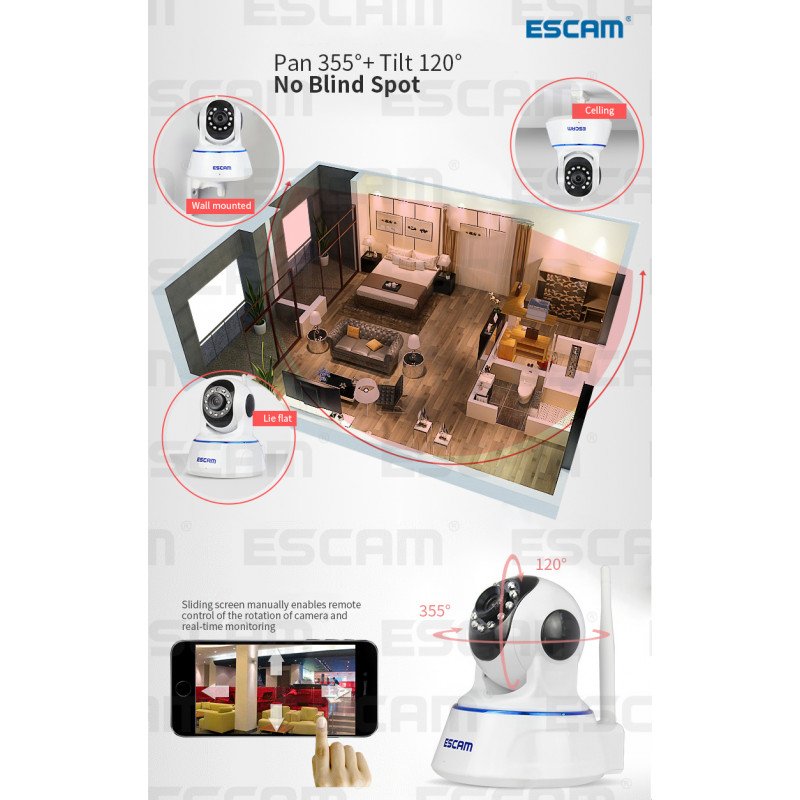 WiFi IP камера ESCAM QF002