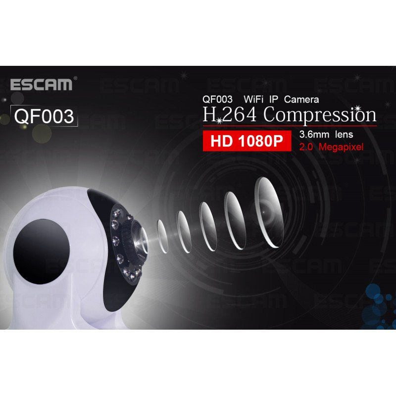 WiFi IP камера ESCAM QF003 WiFi IP камера ESCAM QF003
