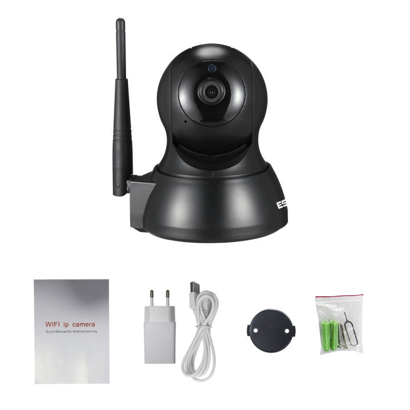 WiFi IP камера ESCAM QF007 чорна WiFi IP камера ESCAM QF007 чорна