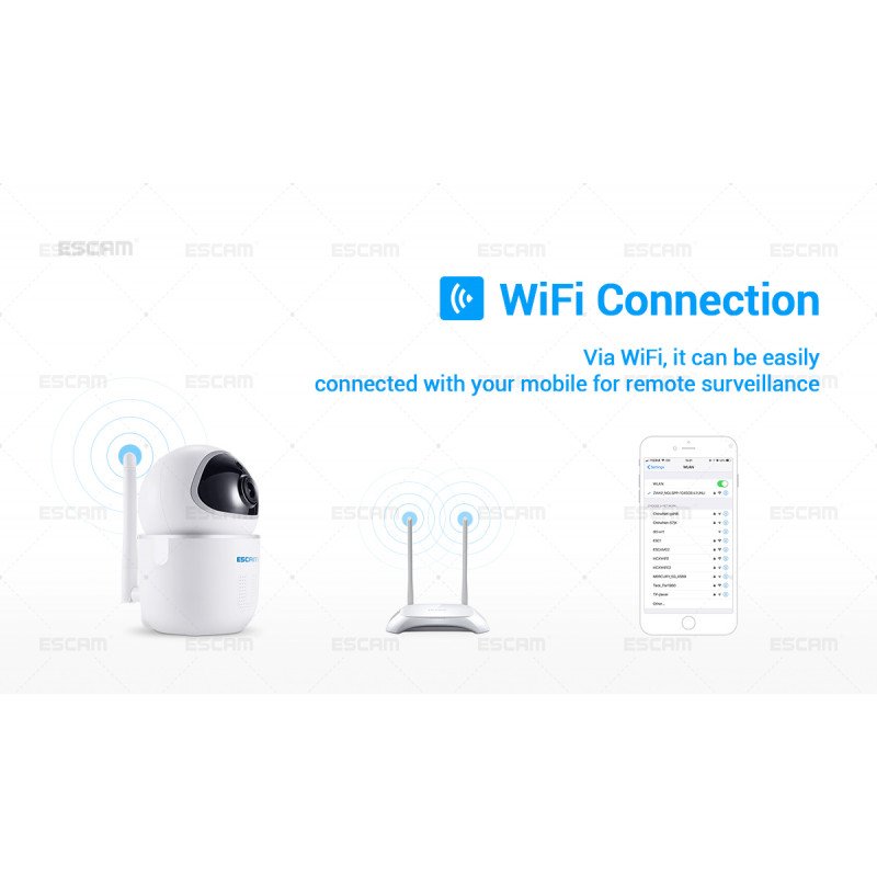 WiFi IP камера ESCAM QF009 WiFi IP камера ESCAM QF009