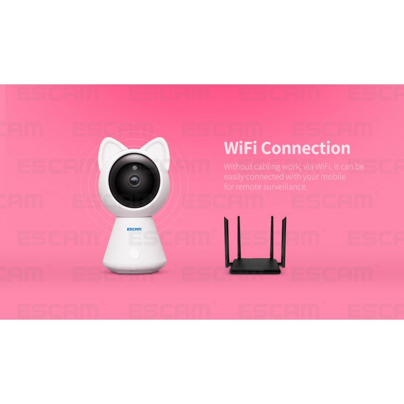 WiFi IP камера ESCAM QF509 Cat