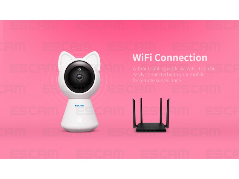 WiFi IP камера ESCAM QF509 Cat