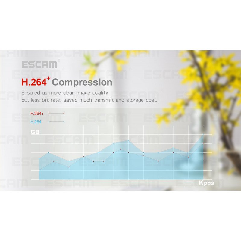 WiFi IP камера ESCAM QP136 960P HD LED Light Bulb