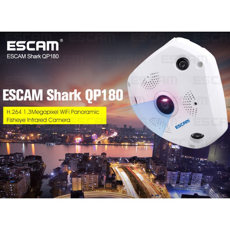 WiFi IP камера ESCAM QP180 Shark