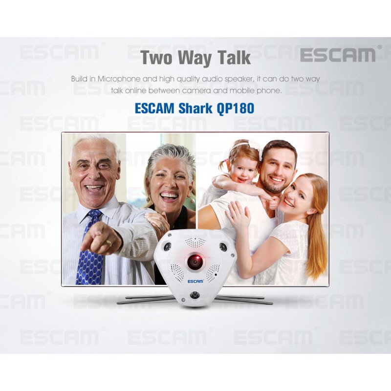 WiFi IP камера ESCAM QP180 Shark