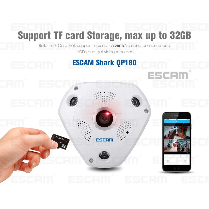 WiFi IP камера ESCAM QP180 Shark