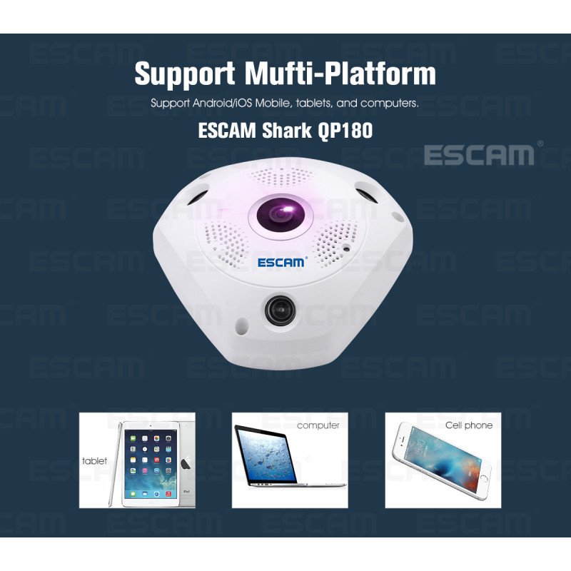WiFi IP камера ESCAM QP180 Shark