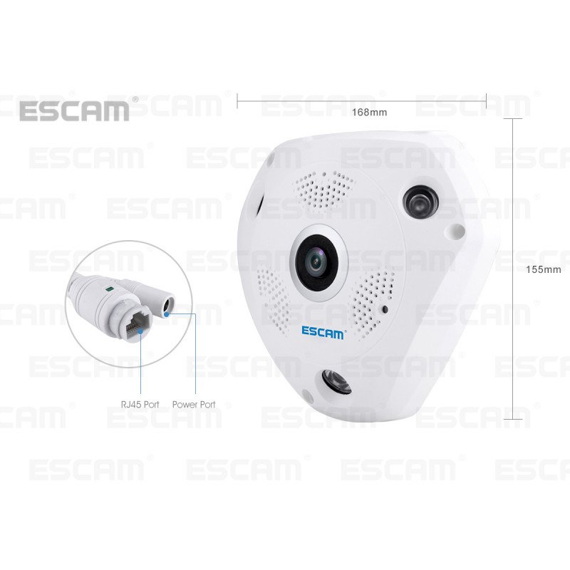 WiFi IP камера ESCAM QP180 Shark